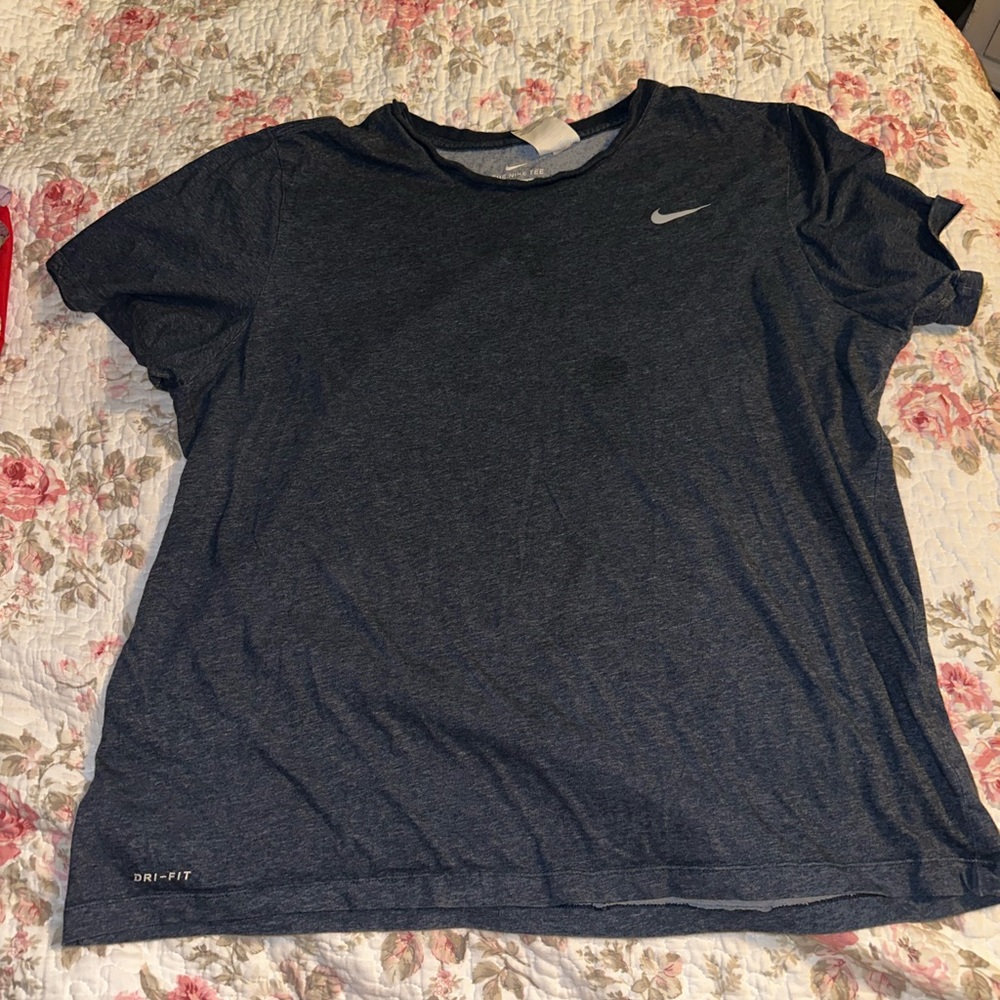 The Nike tee blue dri fit tshirt plus size XXL
